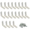 AKVIBG 20 Pack L Bracket, 2x2 Inch Corner Braces Stainless