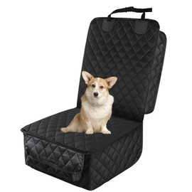 TKSE Dog Car Seat Covers,Front Seat Cover for Dogs,Rubber Backing Front Seat Cover,600D Oxford Cloth Waterproof,Scratch Resistant Prevent Slip Full Cover Dog Vehicle Mat for Cars Trucks SUV