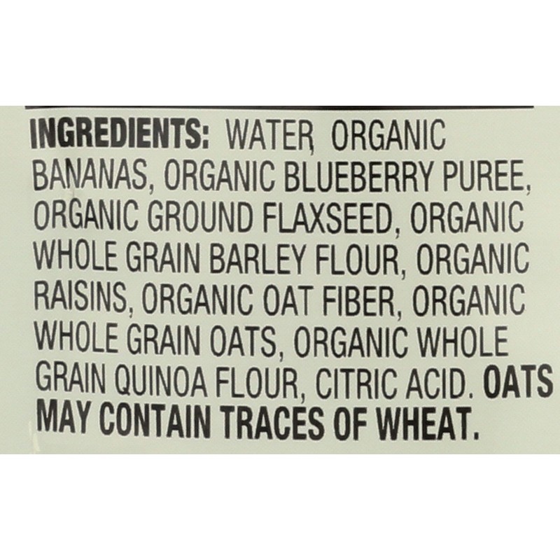 Earths Best Baby Pouch Blueberry Banana, 4 oz