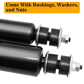 EZGO TXT Shocks EZGO Golf Cart Front and Rear Shock Absorbers Fit for 1994-Up Gas and Electric Medalist EZGO TXT Golf Carts Replaces OEM #70248-G01, 76418-G01, 70324-G01,Nivel Part #5006（4PCS）