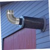 Operitacx Stainless Steel Chimney Flue Elbow Pipe 2pcs Set Fire