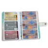 Jasenna Business Card Holder,Business Card Book Case PU Leather Organization