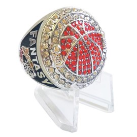 guancrown Fantasy Basketball League Champion Championship Trophy Rings Prize