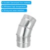PATIKIL 4" OD 45 Degree Elbow Duct Pipe Connector, HVAC