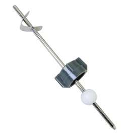 ZZHXSM Bathroom Pop Up Stopper Sink Ball Central Shaft Replacement Part Chrome Alloy 18MM Ball Metal Pop Up Rod Vanity Sink Lift Drain Pipe Repair Kit