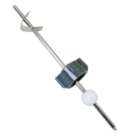 ZZHXSM Bathroom Pop Up Stopper Sink Ball Central Shaft Replacement Part Chrome Alloy 18MM Ball Metal Pop Up Rod Vanity Sink Lift Drain Pipe Repair Kit