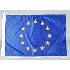 Buddel-Bini Boat Flag of Europe Council of Europe 30 x 45 cm Professional Quality Flag Motorcycle Flag