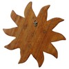 Purity Style Carved Wooden Sun Face
