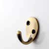 Matte Black Single Hook Coat Hooks Wall Mounted - Heavy