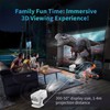 HCS350 Pro Projector and game,Retro 4K Smart Game Projector 1280*1080P