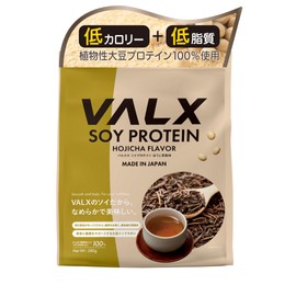 VALX バルクス ソイ プロテイン 280g ほうじ茶風味 [ 本格フレーバー × 植物性プロテイン ] ソイプロテイン 女性 山本義徳 監修 国内製造