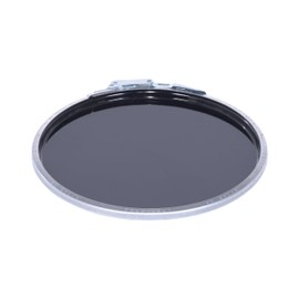 Vestil LID-STL-LL Steel Lever Lock Pail Lid, for 5 gallon, Black