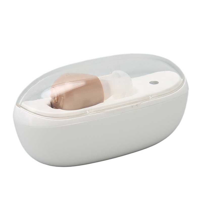 Hearing Aids Lightweight Rechargeable Magnetic Charging Case Mini Invisible Hearing