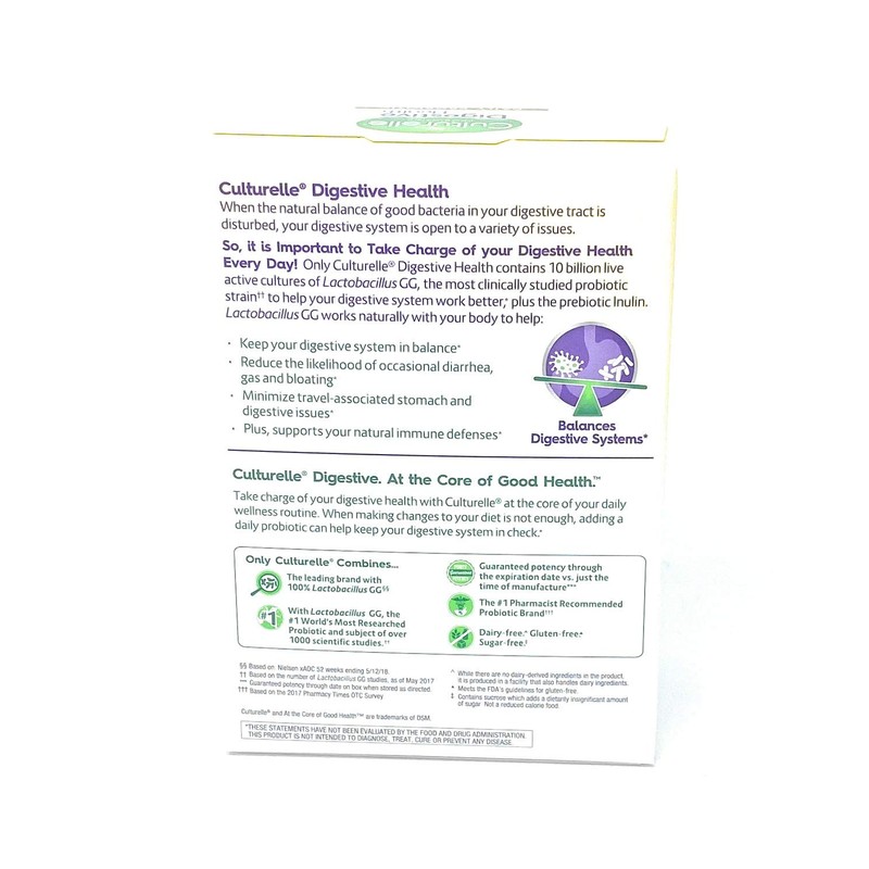 Culturelle Digestive Health Probiotic, 80 Capsules