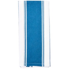 Dexam Love Colour Striped Tea Towel-Moroccan Blue, 71 x 46