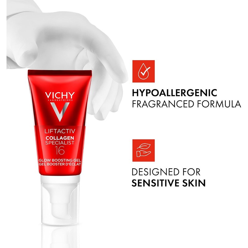 Vichy Liftactiv Collagen Specialist 16 Glow Gel Sérum Facial, 50