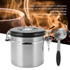 Coffee Bean Storage Stainless Steel Airtight Container Coffee with 30ml