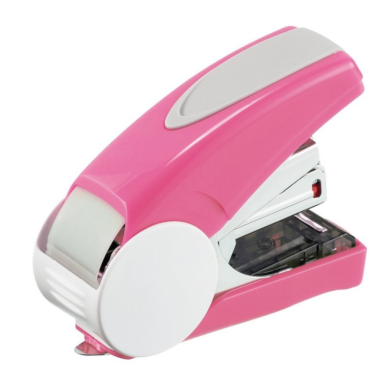Lion Office Stapler Karu Staple, 30 Bound FS-30N, Pink