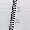 Nokingo Spiral Password Book with Tabs - 5x7 inch Password