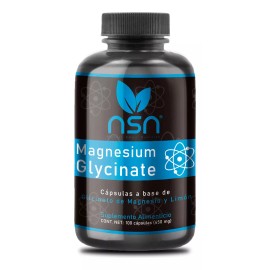 Nsn Glicinato De Magnesio+ | 450mg | Con Pulpo De Limón  Sin Sabor | Cápsulas |magnesium Glycinate