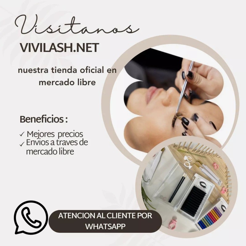 Vivi Lash Blister Pestañas Prearmadas 8d 0.05mm Curva D Mink