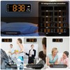 PiKaPiKaP 12 Inch Large Digital Wall Clock for Living Room,