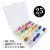 HappyHome Sewing Thread Set, #60, 25 Colors, For Normal Terrain,