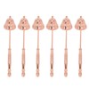 6pcs Candle Extinguisher Rose Gold Rotatable Bell Shaped Candle Extinguisher