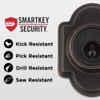 Kwikset Arlington Single Cylinder Handleset with Tustin Lever Featuring SmartKey