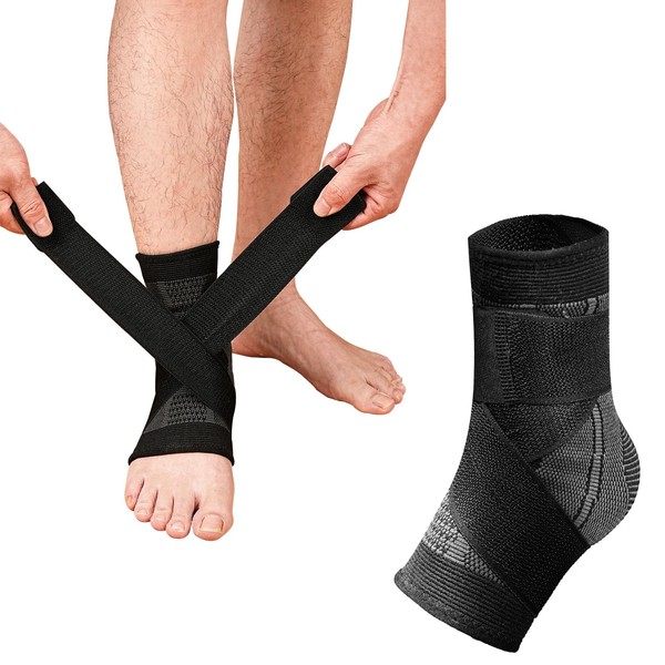 Donmnemb Ankle Brace Support, Ankle Support Brace, Adjustable Compression Ankle