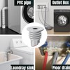 SIXHAOBU Washing Machine Pipe Seal 45-50 mm Washing Machine Drain