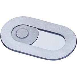 Spyslide The Original Webcam Cover | Made from Stainless Steel, No Plastic, Scratch Resistant | Ultra Thin (0.6mm) | Fits Laptops, MacBooks, and Tablets | 1-Pack Silver | By Spy-Fy