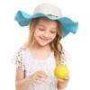 Sombreros de sol de ala grande para niños, multicolor, para