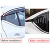 venveal Rear Side Window Louvers Compatible with NIS-san Sentra 2020-2025