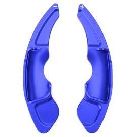 iJDMTOY Sports Blue CNC Billet Aluminum Larger Paddle Shifter Extensions Compatible with Lexus IS250 IS300 IS350 RC350 RC300 NX300 NX200t CT200h, etc