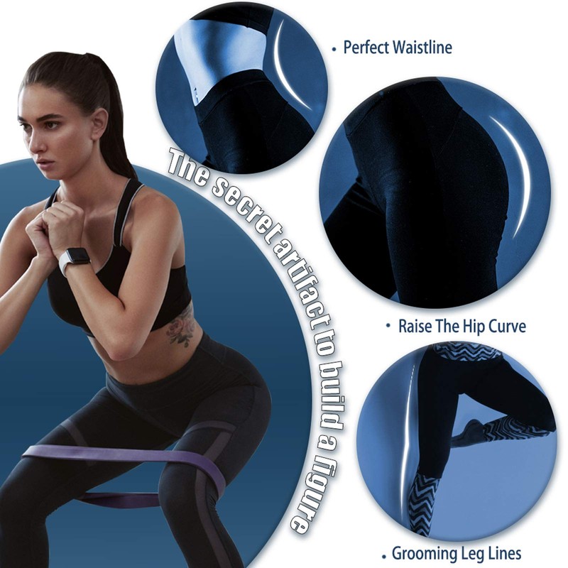 Croch Resistance Band for Pull-Ups Made of Natural Latex Resistance