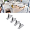 4 Piece Deck Hinge for Boat Top Mounting Accessories, Stainless