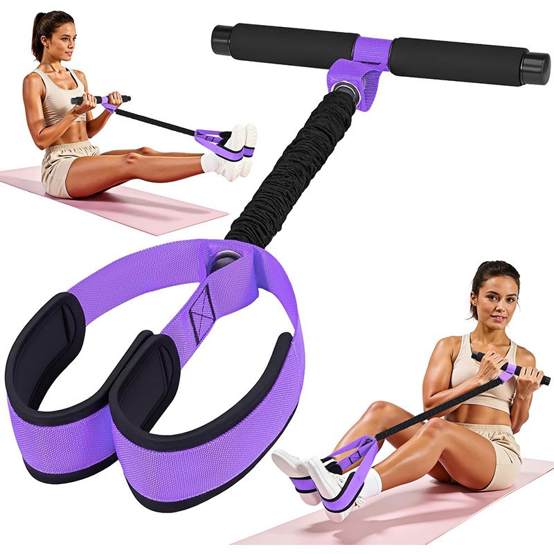 Multi-Functional Pedal Resistance Trainer – Elastic Rope Fitness Equipment for