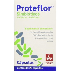 Proteflor Microorganismos Antidiarreicos, 20 Cápsulas                                                                                                 