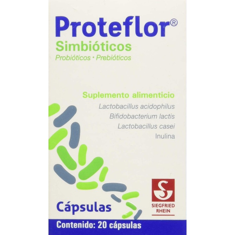 Proteflor Microorganismos Antidiarreicos, 20 Cápsulas