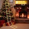 Luces Navideñas de Escalera 3M 240 LED con Santa Claus