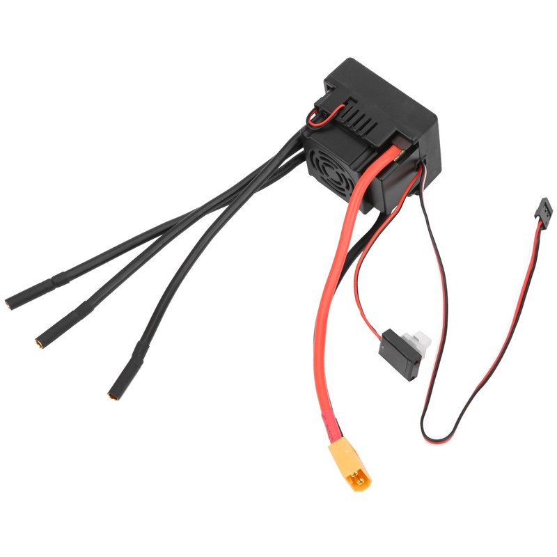 80A Waterproof Brushless ESC Electric Speed Controller Accessory for 1/8