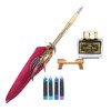 Feather Pen Calligraphy Writing Vintage Set Metal Retro Dip Quill