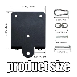 WEZCHUGHAOL Heavy Bag Hanger - 360 Degree Rotation Punching Bag Mounting Bracket | Wall Ceiling Mount Wood Beam Hook, Heavy Punching Boxing Bag Hanger for Boxing Muay Thai Training
