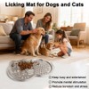 Vivifying Stainless Steel Lick Mat for Dogs & Cats, Slow