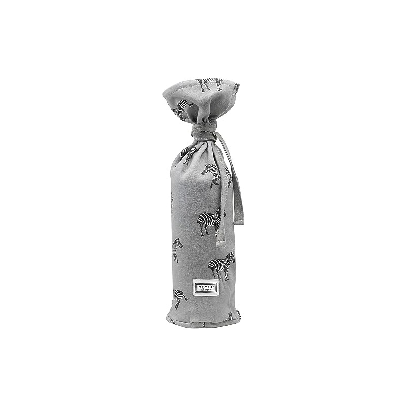 Meyco Hot Water Bottle Cover 13 x 35 cm Zebra