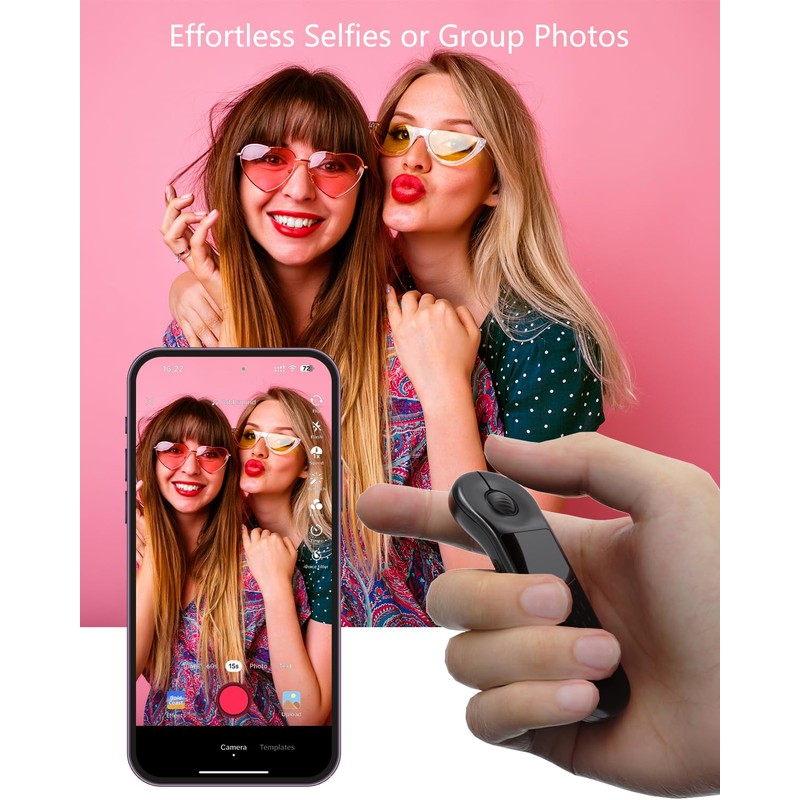 GUVOHUT Air Mouse Bluetooth Presenter with Touchpad for PC/iOS/Android, Rechargeable