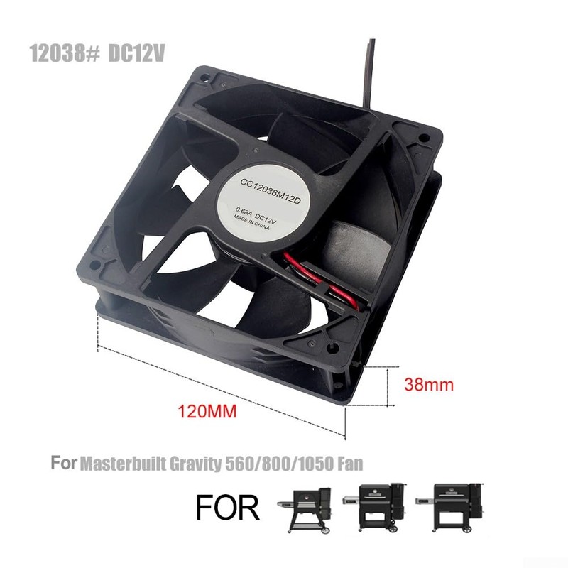 ZYWUOY Grill Fans Fan for Masterbuilt Gravity Series 560/800/1050 XL