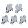 sourcing map Pack of 20 DIN Rail Mounting Clamps Screw