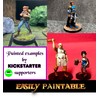 Newcombie Newcombie Wildspire 58 Fantasy Miniatures Set Townsfolk Characters for